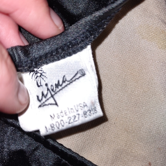 Rare Vintage Ujena One Piece Black And Colorful Stars Geometric Made in USA - Picture 7 of 8